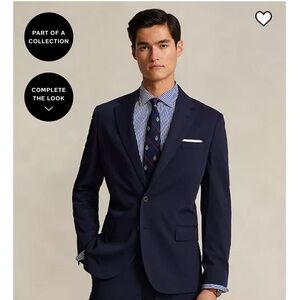 Ralph Lauren Men's Polo Modern Performance Twill Sport Coat, Navy Size 42R